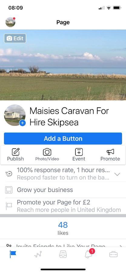 Maisies Caravan For Hire Skipsea Exterior photo
